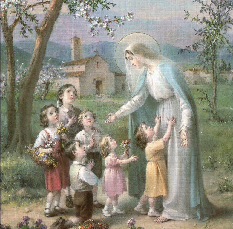 moliti krunicu s djecom