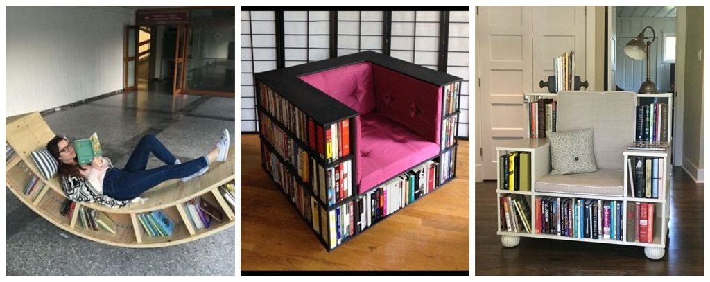 uradi sam fotelja, kutak za čitanje