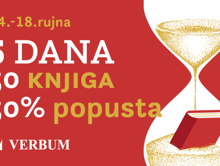 Verbum pokrenuo novu akciju 5 dana, 50 knjiga na 50% popusta!