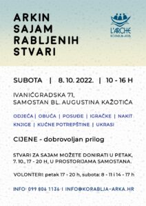 Arkin sajam rabljenih stvari/Arka/Novosti/Najave