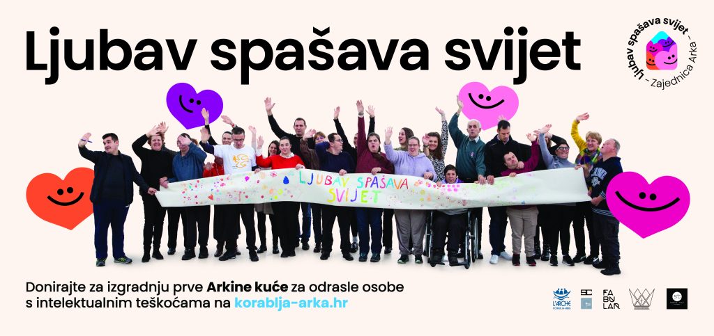 Ljubav spašava svijet - velika dobrotvorna kampanja udruge Korablja Arka/Kampanja/Novosti